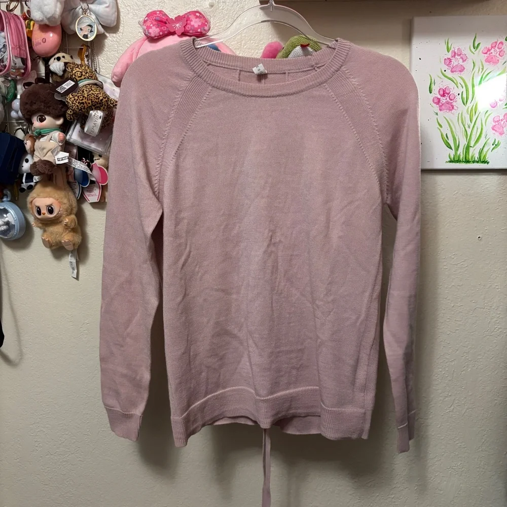 Lululemon Tied To You Sweater Misty Pink - Picture 3 of 7